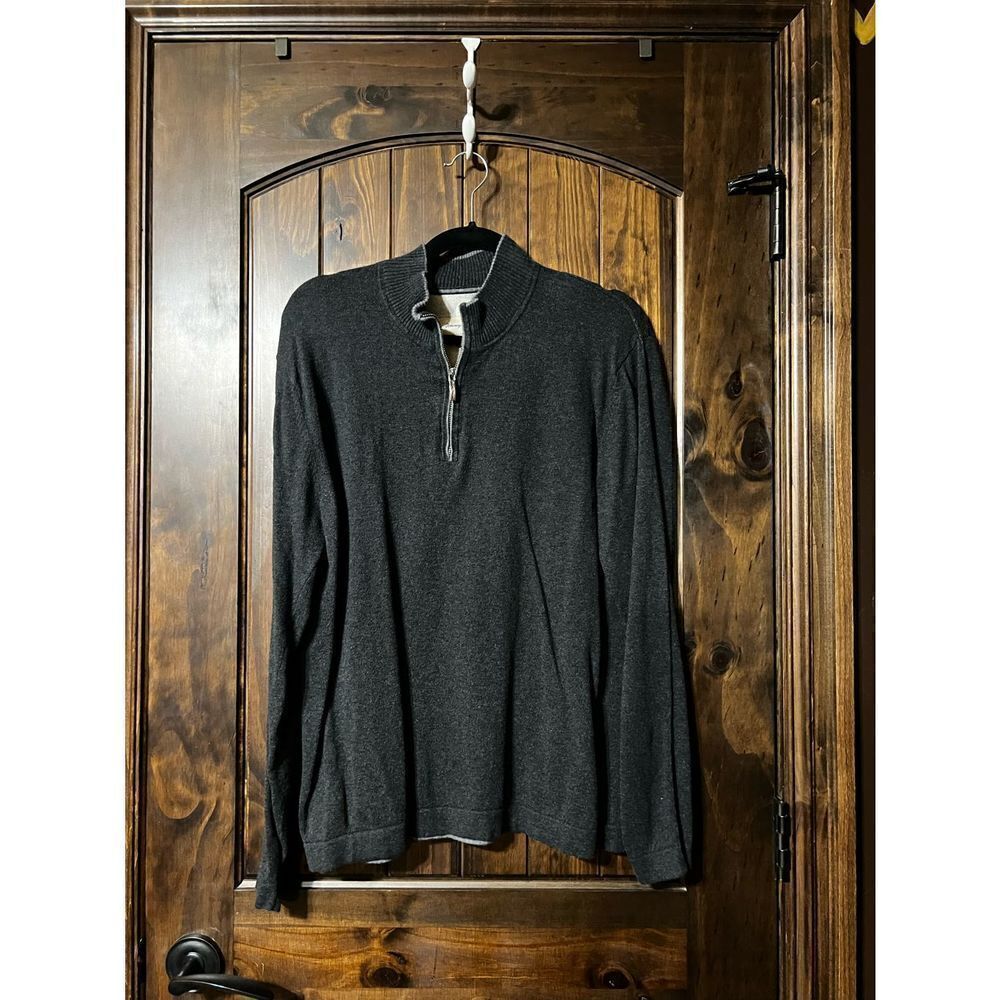 Tommy Bahama Pullover Half Zip Cashmere Sweater Size L
